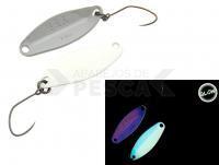 Cucharilla ondulante para trucha Nories Masukuroto 2.0g - #040 (Glow / Gray)