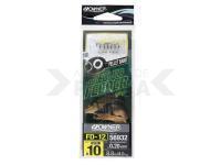 Hooks with leaders Method Feeder FD-12 Pellet Band #12 0.20 mm