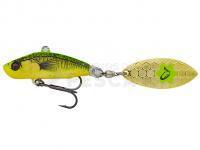 Señuelo Savage Gear 3D Sticklebait Tailspin 8cm 18g - Firetiger Fluo