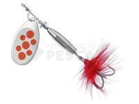 Cucharilla giratoria Balzer Colonel Classic Standard 14g - Silver with Red Spots