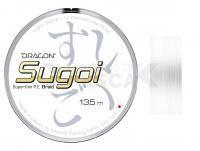 Trenzado Dragon Sugoi Superthin P.E. Braid White 135m 0.044mm