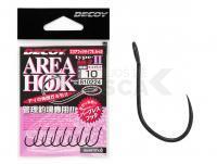 Anzuelos Decoy AH-2 Area Hook Type II Mat Black - #12