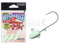 Cabezas plomadas Decoy OS-34G Glow S.G.Head Madai - #2/0  3.5g