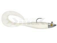 Vinilos Delalande Zand Curly 12cm + jig head 14g - 10 - BLANC