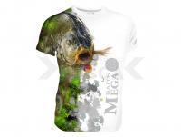 Dragon Breathable T-shirt Megabaits - carp white - L