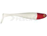 Vinilo Delalande Zand Fat Shad 10cm 8g - 061 Blanc Tête rouge