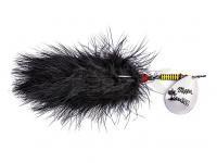 Cucharilla giratoria Mepps Giant Marabou 40g -  Silver / Black