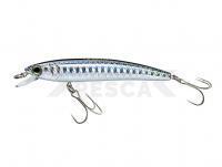 Señuelo duro Yo-zuri Pins Minnow Sinking 70S | 7cm 5g - Silver Black (F1165-BL)