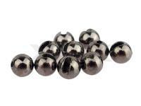 Tungsten Beads Slotted Beads - Black Nickel 2.8mm