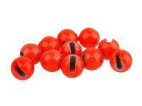 Slotted Beads - Fluo Red 3.3mm