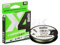 Trenzado Sufix X4 Carrier Braid 120m Lo Vis Green - 0.128mm
