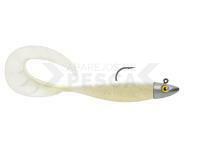 Vinilos Delalande Zand Curly 12cm + jig head 14g - 154 - GALACTIC WHITE