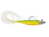 Vinilos Delalande Zand Curly 12cm + jig head 14g - 99 - FIRE TIGER