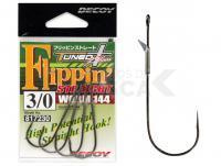 Anzuelos Decoy Flippin Straight Worm144 NS BLACK - #1