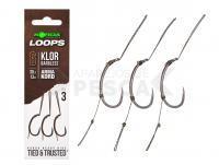 Anzuelos Korda Loop Rigs Klor Barbless #6B 30lb 13kg 3pcs