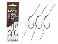 Anzuelos Korda Loop Rigs Klor Micro Barbed #6 30lb 13kg 3pcs