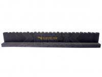 Hareline Dubbin Chicone's Material And Fly Prep Station 13 inches (33cm) wide with 24 prep slots.