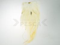 Hareline Dubbin Flat Wing Saddles - #377 UV2 White