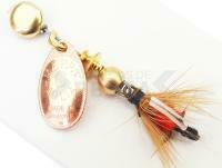 Cucharilla giratoria Mepps Aglia Mouche Copper / Red #1 3.6g