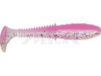 Vinilo Dragon Invader Pro  5cm - Clear/Pink - silver/violet glitter