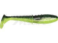 Vinilo Dragon Invader Pro  8.5cm - Chartreuse/Black - silver glitter