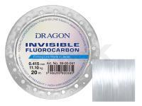 Monofilamento Dragon Invisible Fluorocarbon 0,385mm 20m