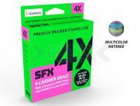 Trenzado Sufix SFX 4 Carrier Braid MultiColor 300m 0.235mm