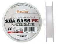 Trenzado Toray Sea Bass PE Power Game 8 Braided Natural 150m 20lb #1.2
