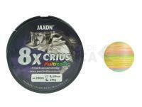 Trenzado Jaxon Crius 8x Multicolor 200m - 0.18mm