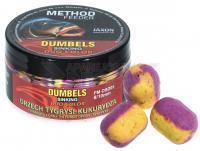 Jaxon Dumbels Duo Color Sinking Method Feeder 50g 8/10mm - Tigernuts-Corn