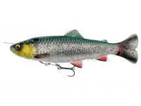 Vinilo Savage Gear 4D Line Thru Pulse Tail Trout 20cm 102g Slow Sinking - Green Silver UV