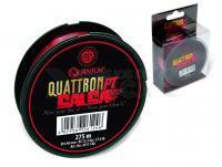 Monofilamento Quantum Quattron Salsa Transparent Red 275m 0.30mm 7.70kg / 17.00lbs