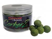 Boilies Massive Baits CorkerZ 300ml 18mm - Green Mulberry