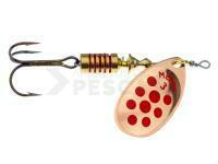 Cucharilla giratoria Mepps Aglia Decorees Copper / Red Dots - #4 | 9g