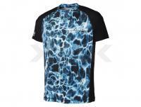 T-shirt Savage Gear Marine UV Sea Blue - XXL