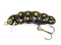 Señuelo Microbait Maggot 33mm - Black Yellow