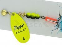 Cucharilla giratoria Mepps Aglia Fluo #4 | 9g - Chartreuse