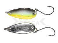 Cucharillas ondulantes Mikado Mini Spoon 24mm 2.5g - Yellow/Silver/01