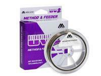 Mikado Ultraviolet II Method&Feeder Línea Monofilamento 150m 0.14mm - Camo