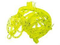 Hareline Mini Squiggle Worms - Fl Chartreuse