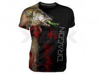 Breathable T-shirt Dragon - zander black 3XL