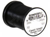 Semperfli Classic Waxed Thread 12/0 240 Yards - Black