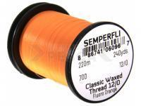 Semperfli Classic Waxed Thread 12/0 240 Yards - Fluoro Orange