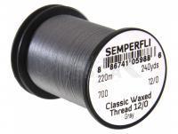 Semperfli Classic Waxed Thread 12/0 240 Yards - Gray