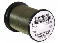 Semperfli Classic Waxed Thread 12/0 240 Yards - Olive Dun