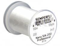 Thread Semperfli Nano Silk Pro 20D 100m 109yds 24/0 - White