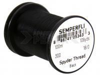 Semperfli Spyder Thread 18/0 100m 109yds 30D - Black
