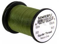 Semperfli Spyder Thread 18/0 100m 109yds 30D - Medium Olive