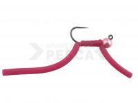 Squirmy Jig Nymph Bloodworm Red - no. 12