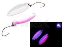 Cucharilla ondulante para trucha Nories Masukuroto 2.0g - #003 (Perlwhite Pink / Perl) UV